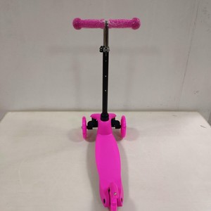 Trottinette pour enfants réglable en hauteur, légère, de 3 à 6 ans, trottinette à pédales violette pour enfants - Product Image 3
