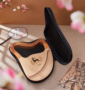 Arpa de Lira <span class=keywords><strong>Leya</strong></span> de 21 cuerdas, 27 cuerdas, Lira profesional para principiantes, arpa pequeña de 24 cuerdas, instrumento portátil - Product Image 3