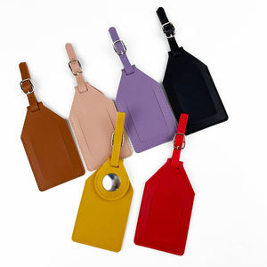 Etiqueta de Equipaje Personalizada, Sublimada, de Cuero PU Genuino, con Hebilla y Correa, Porta Etiquetas de Nombre para Maletas de Viaje - Product Image 6