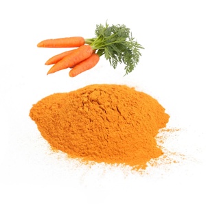 Poudre de légumes lyophilisés, poudre de carotte biologique, poudre de carotte pure et naturelle pour compléments alimentaires - Product Image 1