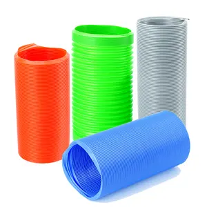 Hvac System Accessories Double Layer PVC Air Flexible Duct 1.5mm Thickness Exhaust Hose 1m Length Fan Pipe