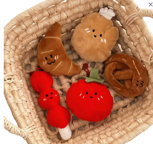 Creative Cartoon Food-Theme Plush Keychains Versatile Backpack Pendant Decorative Small Dolls Wholesale Versatile Keychains for