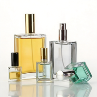 Flacon pulvérisateur en verre transparent personnalisé vide de 10 ml pour cosmétiques et parfums