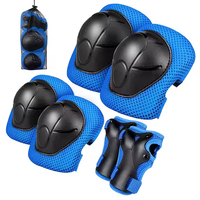 Kit de 6 Piezas de Coderas y Rodilleras Deportivas para Niños para Patineta, Skate y Bicicleta Eléctrica
