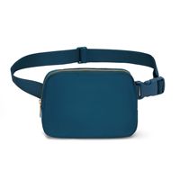 Nouveau Sac de Poitrine Minimaliste en Nylon Imperméable avec Fermeture à Cordon, Motif Dessin Animé, Idéal pour le Sport et la Course en Extérieur