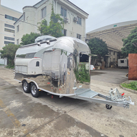 Remorque de concession mobile en acier inoxydable pour pizzas, hamburgers, café – Camion de restauration, remorques de concession alimentaire près de chez moi