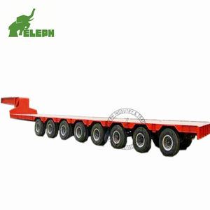 כבד החובה מבנים ציוד <span class=keywords><strong>LIEBHERR</strong></span> מנוף משאית הובלת 16 גלגלים 8 סרנים 150ton נמוך מיטת קרוואן למחצה מכירה - Product Image 2