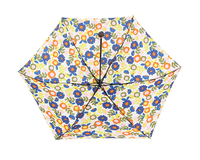 Parapluie japonais pliable en trois parties, petit et portable pour femmes, avec pochette de transport