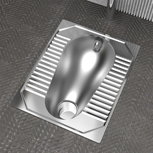 חם מוכר עיצוב מודרני נירוסטה squating pan קל נקי wc כלי סניטריים עבור חדר אמבטיה - Product Image 6