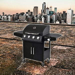 גריל גז לפיקניק 4+1 נקודות אש, איכותי, סוג גז LGP, גריל ברביקיו נייד מרובע ממתכת עם מבערים ראשיים, רב מכר בהולנד - Product Image 5