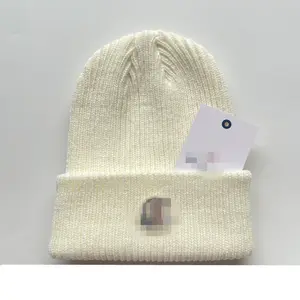 Factory Wholesale Nice Quality Bonnet Brand Hats Knitted Men Caps Winter Stretch Knit Cap For Man