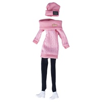 Maison de poupée miniature 30cm mode poupée vêtements mode trois pièces costume 1:6 multi-articulations poupée habiller accessoires