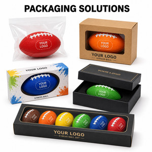 Custom Logo Promotional PU <b>Rugby</b> Stress Ball American Football Squeeze Toy for Stress Relief Sports Events Corporate <b>Gift</b> - Product Image 6