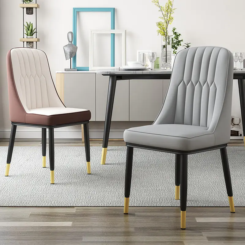 Vente en gros de chaises de salle à manger bon marché chaises de restaurant de luxe modernes meubles de maison table à manger avec chaise