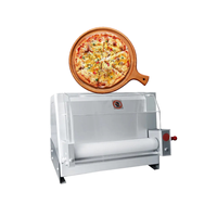 Machine à rouler la pâte à pizza automatique 12-15 pouces, laminoir électrique pour pizza, pain, roti, tortilla, machine à presser en acier inoxydable 220V