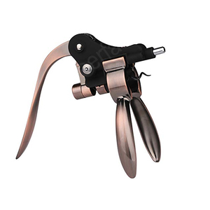 Merveilleux tire-bouchon <span class=keywords><strong>Vertical</strong></span> en alliage de Zinc levier lapin et acier inoxydable robuste vin liège vis ouvre tire-bouchon pour le vin - Product Image 1