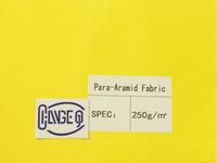 Tissu Aramide Ignifuge Inhérent 250 g/m² Haute Résistance Méta-para mélangé pour Équipement de Protection des Pompiers Forestiers