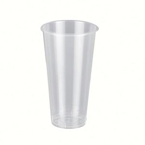 Gobelets en plastique jetables personnalisés PP 90 mm pour boissons, café au lait, jus, smoothies – Échantillon gratuit – Meilleures ventes - Product Image 1