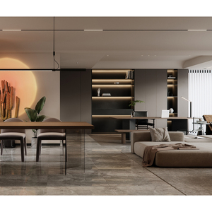 Ensemble de meubles de chambre d'hôtel de luxe moderne haut de gamme avec construction en tissu durable pour grands espaces - Product Image 4