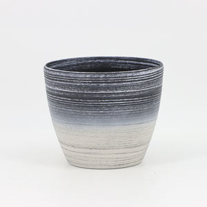 HUAZHIAI Pots de fleurs et jardinières en <span class=keywords><strong>plastique</strong></span> cylindriques rustiques et mats de bureau pour intérieur et extérieur - Product Image 6