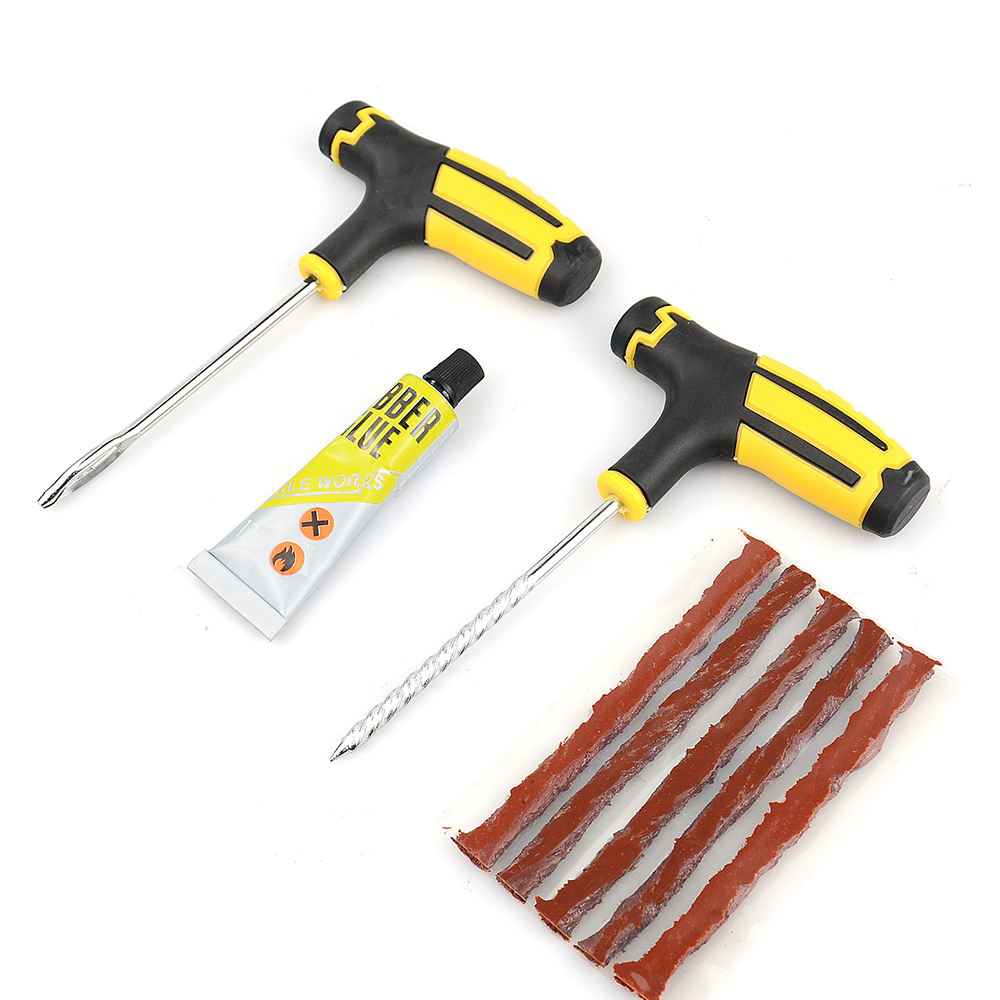 Car Tire Repair Tool Tire Repair Kit Studding Tool Set Auto Bike