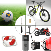 Nexest 12V Mini pompe à vélo électrique Portable ABS gonfleur de pneu de voiture avec 150psi moniteur de pression des pneus boîte numérique emballée