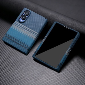 Luxury Carbon Fiber Texture Magnetic Phone Case for Samsung Z <b>Fold</b> 8 Ultra 4 5 6 7 With Front <b>Screen</b> Protector Shockproof Cover - Product Image 1