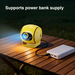 Mini Proyector Inteligente de Tiro Ultra Corto, 720P, Compatible con 4K, Android 13, 200 <span class=keywords><strong>Ansi</strong></span> Lúmenes, Altavoces Integrados, WiFi 6, HIFI Estéreo, Portátil - Product Image 2
