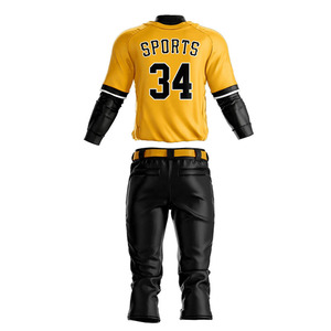 Uniforme de Béisbol Ligero de Alto Rendimiento OEM con Nombre, Número y Logotipo Personalizados, Uniforme de Béisbol Unisex Personalizado - Product Image 2