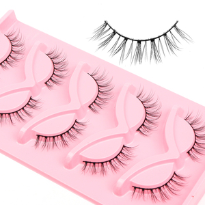 YEGZ-YJ-CD64 striscia di ciglia naturali a striscia piena di ciglia ecologiche scatola di <span class=keywords><strong>visone</strong></span> in fibra chimica domestica vegana di lunghezza mista - Product Image 2