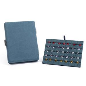 Schaukasten für lose Steine mit 35 Fächern, Diamantbox mit V-Nut und abnehmbarem Deckel, Präsentationszubehör für Edelsteine - Product Image 5