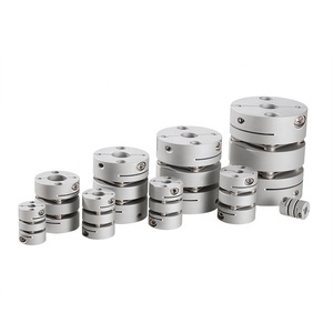 ข้อต่อเพลาแบบยืดหยุ่นได้ SensPlus D68-L74 ทำจากอะลูมิเนียม ไดอะแฟรมคู่ ปรับแต่งได้ตามความต้องการ ข้อต่อปั๊มแบบ OEM - Product Image 1