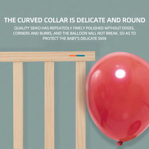 安全な赤ちゃん折りたたみ式無垢材プレイペンモンテッソーリデイケア環境にやさしい幼稚園教室幼児就学前保育園家具 - Product Image 2