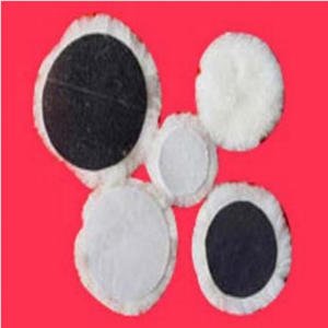 Tampon en laine double face de 9 pouces 100% tampon de polissage en laine d'agneau tampon de polissage en laine double face pour voiture coupe lourde - Product Image 1