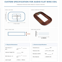 Filtro Electromagnético de Alta Frecuencia, Inversor, Bobina de Aire, Inductor de Alambre Plano