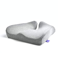 Coussin de siège en mousse à mémoire de forme ultra-dense pour soulager la pression, idéal pour les longues périodes assises, parfait pour le bureau, la maison, la voiture et les utilisateurs de fauteuils roulants