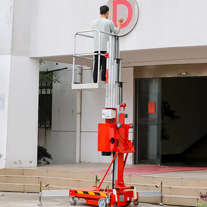 Elevador Eléctrico de Aluminio de 6m 8m 10m, Elevador Vertical de Una Columna de Aleación de Aluminio para Mantenimiento de Farolas - Product Image 5