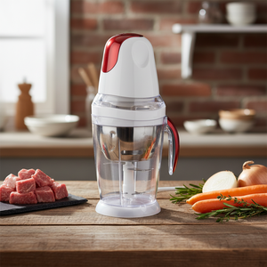 Hachoir Électrique Multifonction 1,5 L pour Légumes et Salades, Mixeur Alimentaire Domestique avec Bol en Plastique Haute Efficacité SENFE - Product Image 3
