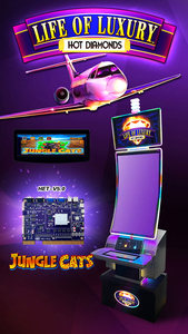 Life of Luxury Hot Diamond 2 en 1 Vertical Jungle Cat y Great Eagle 2 en 1 Tablero de juego de habilidad - Product Image 5