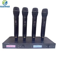 Système de microphone sans fil UHF portatif SLXD4Q+ BETA58A KSM9 KSM11 SLXD1+ 4 canaux pour matchs, karaoké, église