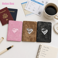 Porte-passeport vintage à motif cowboy YY, à broder soi-même, avec finition DIY, multifonctionnel, pour billets d'avion et cartes