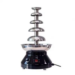 Fontaine à chocolat commerciale compacte pour la maison, 4-5 niveaux, moteur sans balais, double tension 220-110V, garantie 1 an - Product Image 1