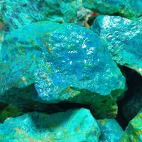 Agate Phénix Naturelle Brute, Turquoise Verte Américaine, Matière Première Verte, Spécimen de Pierre pour Collection