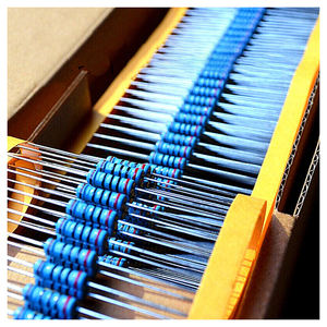 Résistance à film métallique Lorida faible MOQ 1/4W 1/2W 1/8W 1W 2W 3W 1.3 13 130 1.3K 13K <span class=keywords><strong>130K</strong></span> 1.3M Ohm - Product Image 4