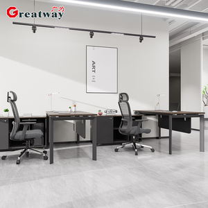 โต๊ะทำงานสำนักงานทันสมัย Greatway MIL-DD คุณภาพดี ทนทาน รับน้ำหนักได้สมดุล เป็นมิตรกับสิ่งแวดล้อม ระดับ E1 ดีไซน์ตามหลักสรีรศาสตร์ - Product Image 4