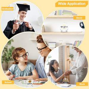 รางวัลถ้วยรางวัลแสดงความซาบซึ้งพร้อมฐานสี่เหลี่ยม 3.54 นิ้วถ้วยรางวัลอะคริลิคของขวัญสําหรับผู้ใหญ่และเด็ก คุณทํามันได้ดี ทํางานได้ดี - Product Image 6