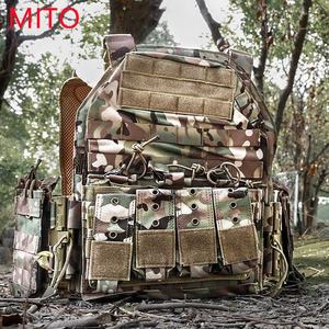 Gilet tactique MITO prêt à expédier gilet de transport de plaques en tissu Oxford de sécurité <span class=keywords><strong>Usa</strong></span> sac à dos pour les ventes de tir - Product Image 1