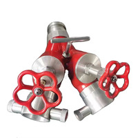 Accessoires d'équipement de lutte contre l'incendie pour vérin de décharge divisé Storz haute pression DIN 14307/08 à 2 voies pour véranda