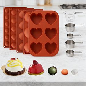 Molde de Silicona para Decoración de Pasteles en Forma de Media Esfera 3D, Molde para Pastel de Mousse Semicircular - Product Image 6