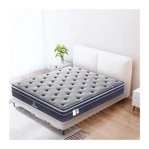 Materasso di fascia alta prezzo di fabbrica Gel memory foam materasso da tasca a molla formato personalizzato per materasso a molle e letto colchon